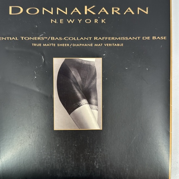 Donna Karan Essential Toners Control top panty hose size M - Picture 3 of 5